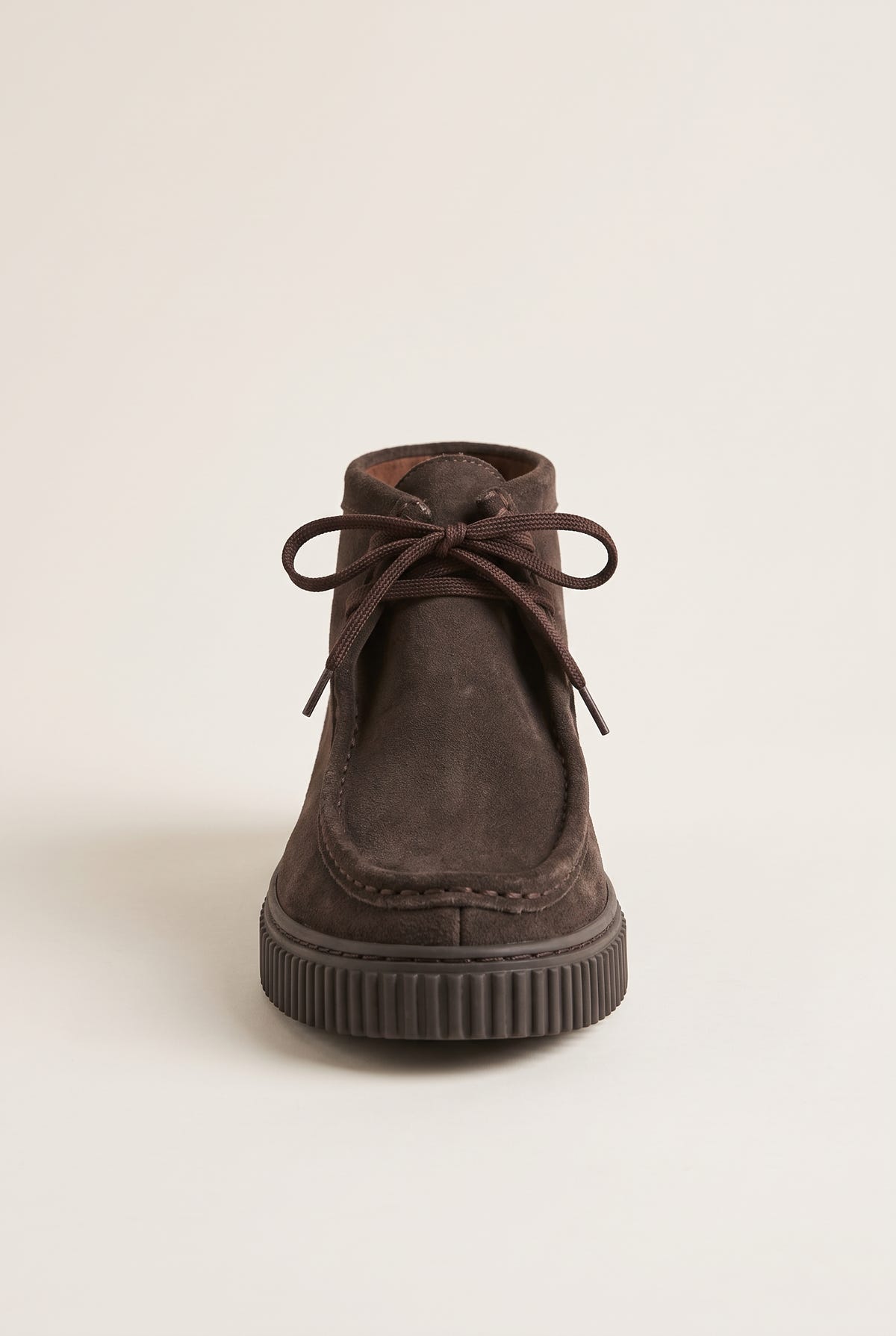 Chukka Boots Platform Gum Sole - Brown Suede