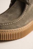 Chukka Boots Platform Gum Sole - Olive Suede
