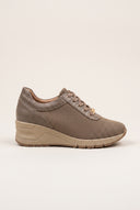 Wedge Sneakers - Ύφασμα Άμμου