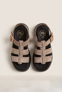 Flatform Sandals Wide Strap Buckle - Stone Suede-Best Sellers, Flatform Sandals, Sandals, Shoes, TFP Collection, Women’s Collection, New In Shoes, New In Sandals, All, Best Seller Shoes, Summer Shoes Sale, Summer Sandals Sale, Sales, All but outlet, Editor’s Choice, Shoes Sales, Gifts 50€ & Under, The Fashion Edit, Leather Shoes, SS 2026 Collection, TFP/Estil, Sandals New & Selected, Sandals SALE, Flatform SALE