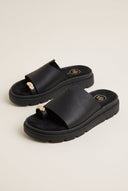 Flatform Toe Ring Sandals - Black Suede-Flatform Sandals, Sandals, Shoes, TFP Collection, Women’s Collection, New In Shoes, New In Sandals, All, Summer Shoes Sale, Summer Sandals Sale, Sales, All but outlet, Editor’s Choice, Shoes Sales, Recommended products (Seguno), Gifts 50€ & Under, The Fashion Edit, Leather Shoes, SS 2026 Collection, TFP/Estil, Sandals New & Selected, Sandals SALE, Flatform SALE