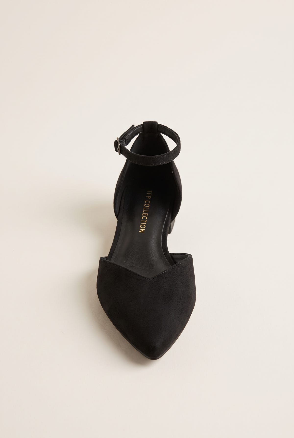 Ballet Flats Pointed Toe - Black Suede
