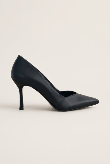 Stiletto Pumps Pointed Toe - Black Matte