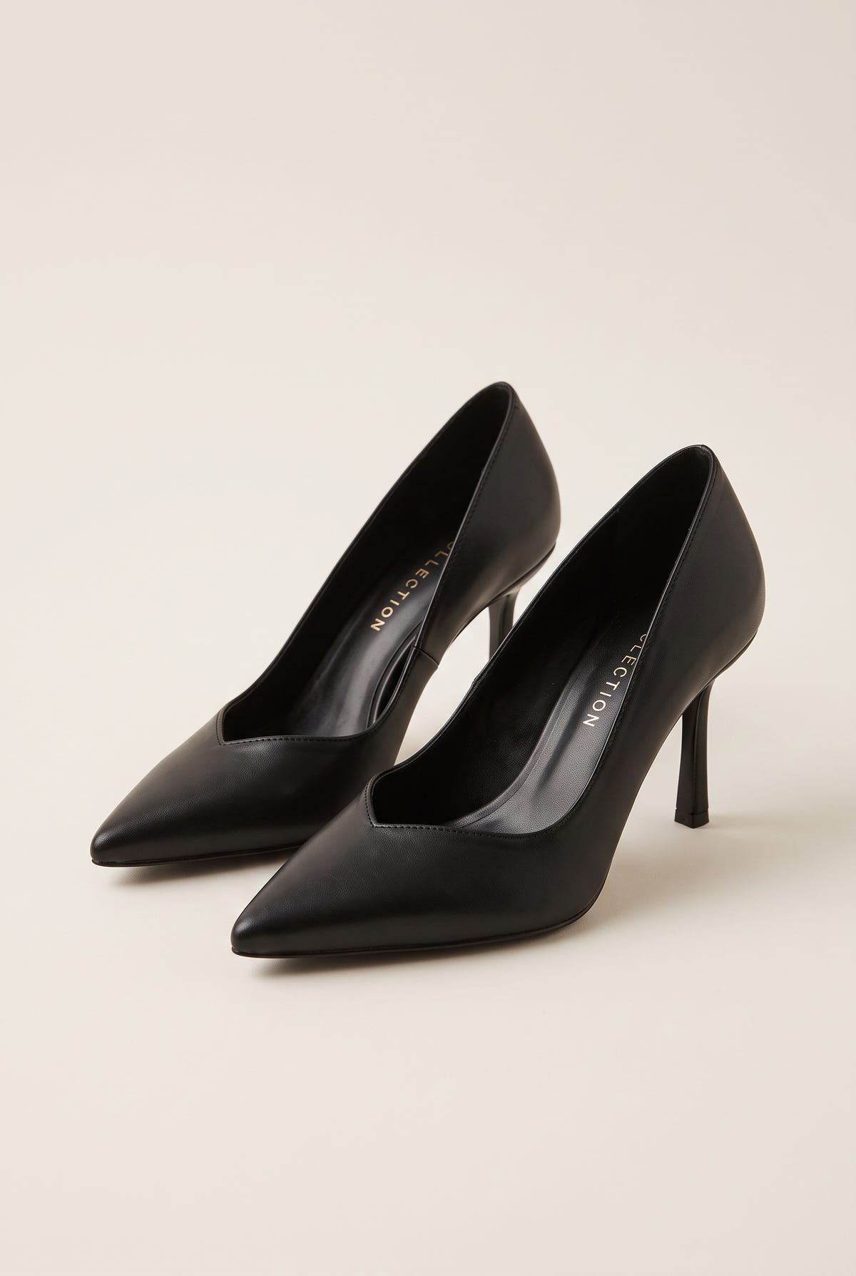 Stiletto Pumps Pointed Toe - Black Matte