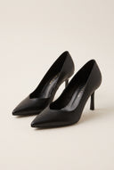 Stiletto Pumps Pointed Toe - Black Matte