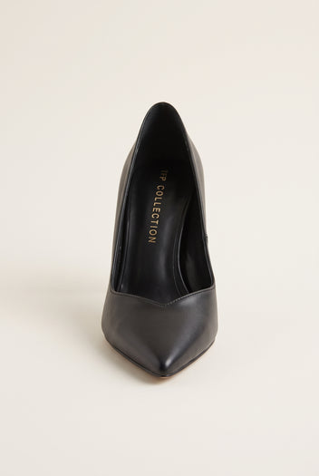 Stiletto Pumps Pointed Toe - Black Matte