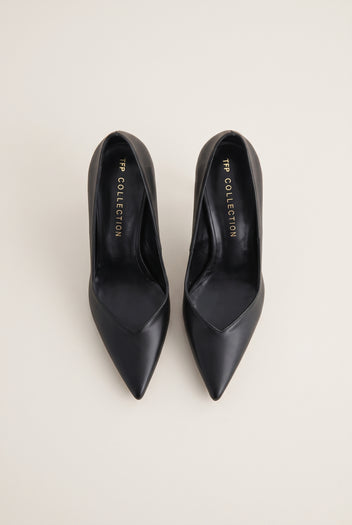 Stiletto Pumps Pointed Toe - Black Matte
