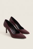 Stiletto Pumps Pointed Toe - Bordeaux Matte