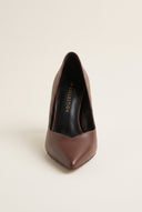 Stiletto Pumps Pointed Toe - Brown Matte