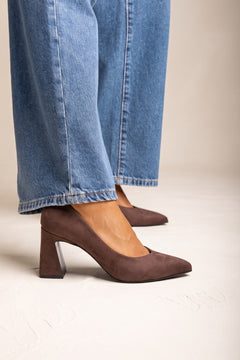 Brown Suede