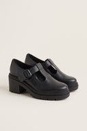 Mary Jane Pumps Chunky Sole - Black Matte