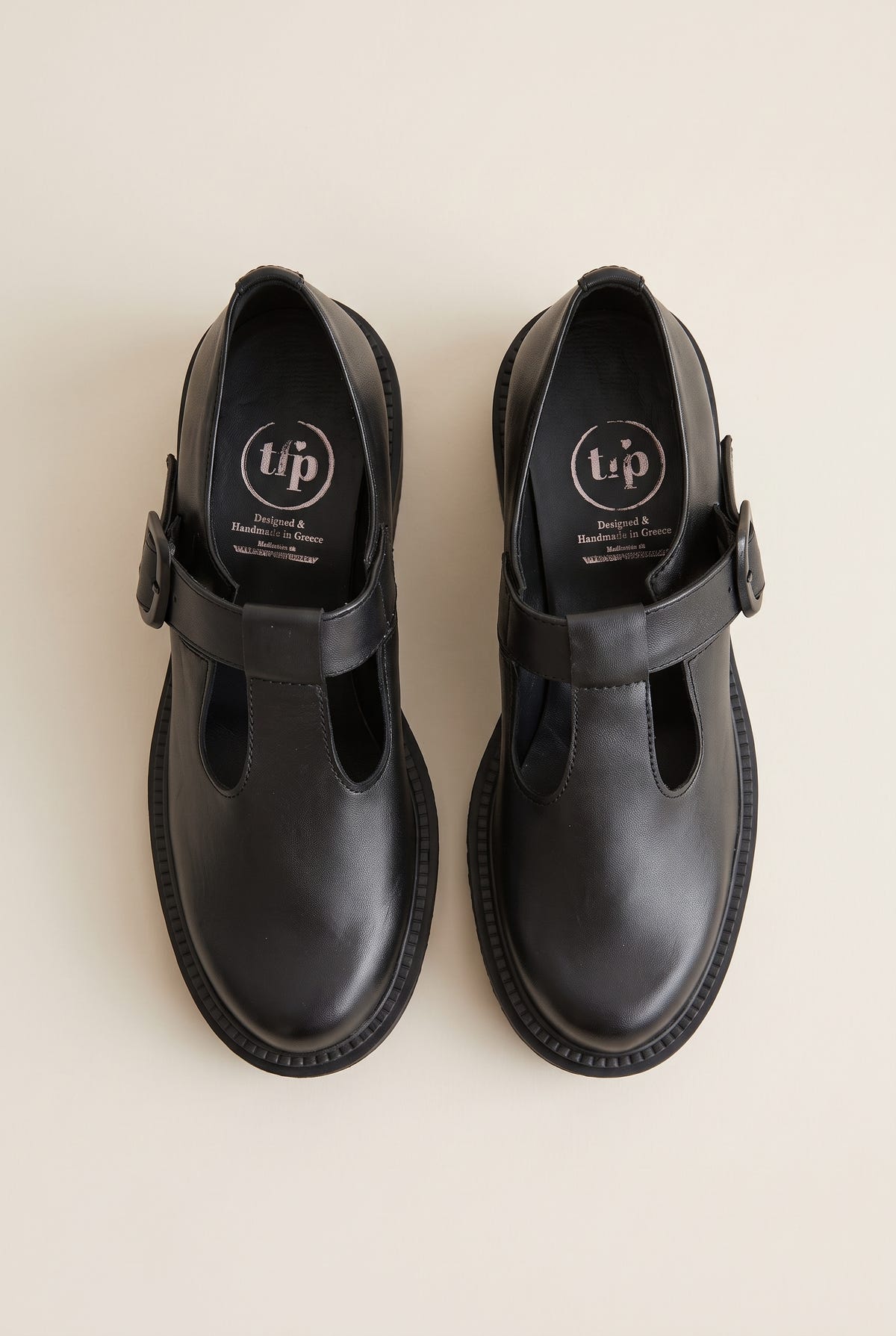 Mary Jane Pumps Chunky Sole - Black Matte