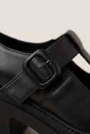 Mary Jane Pumps Chunky Sole - Black Matte