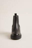 Chelsea Ankle Boots Block Heel - Black Matte
