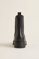 Chelsea Ankle Boots Chunky Sole - Black Matte