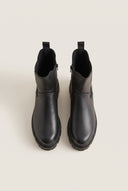 Chelsea Ankle Boots Chunky Sole - Black Matte
