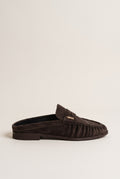Mules Penny Loafer - Brown Suede