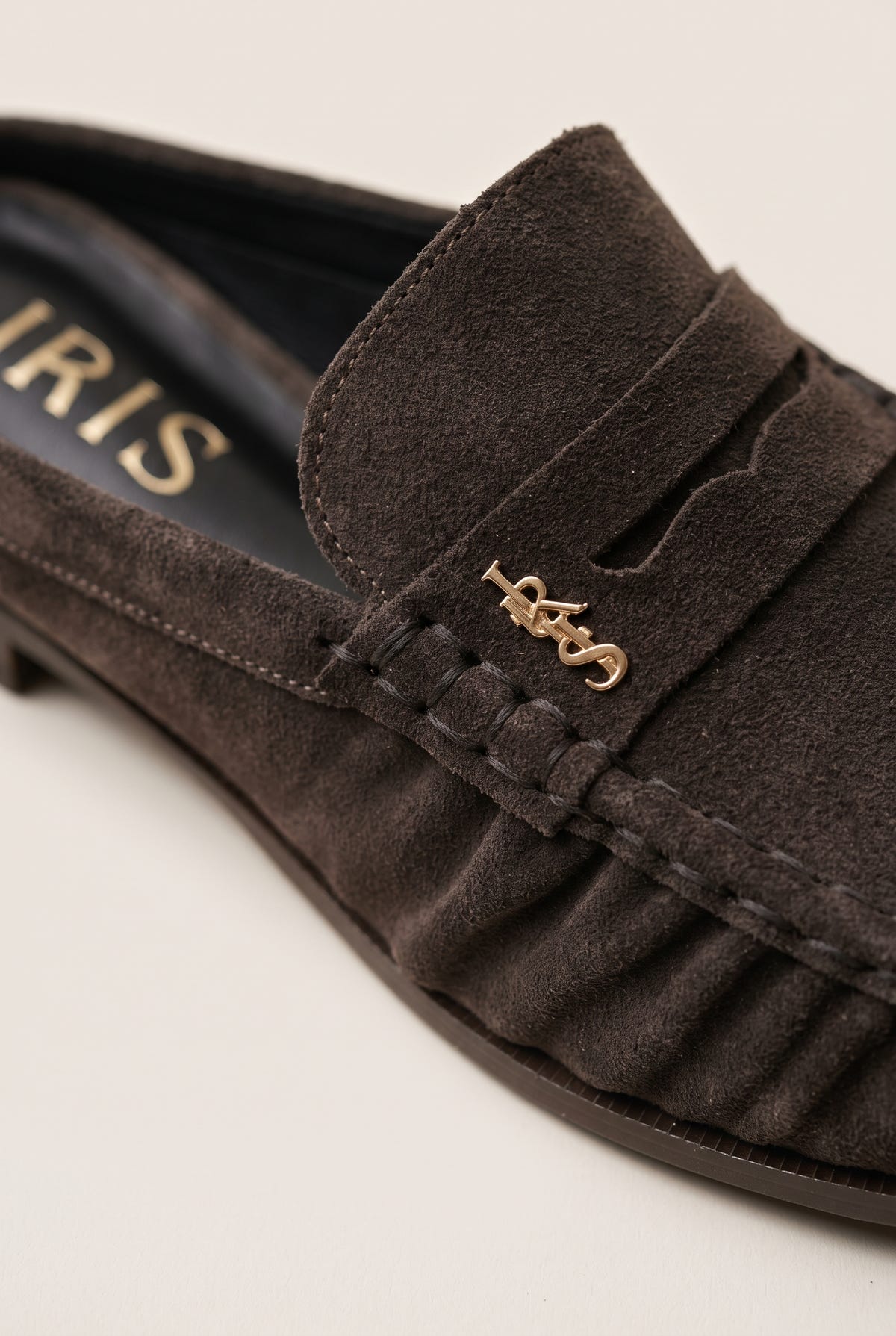 Mules Penny Loafer - Brown Suede