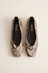 Beige Snake Print