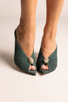Forest Green Suede