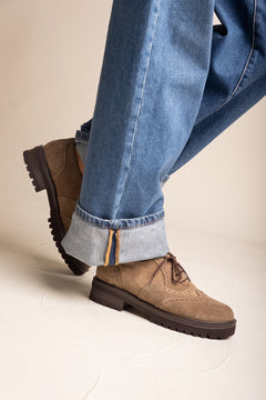 Beige Suede