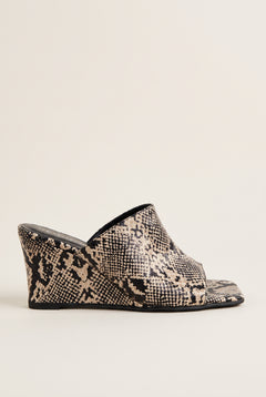 beige Snake Print
