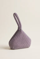 Strass Clutch Evening Bag - Lilac