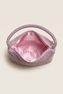 Strass Clutch Evening Bag - Lilac