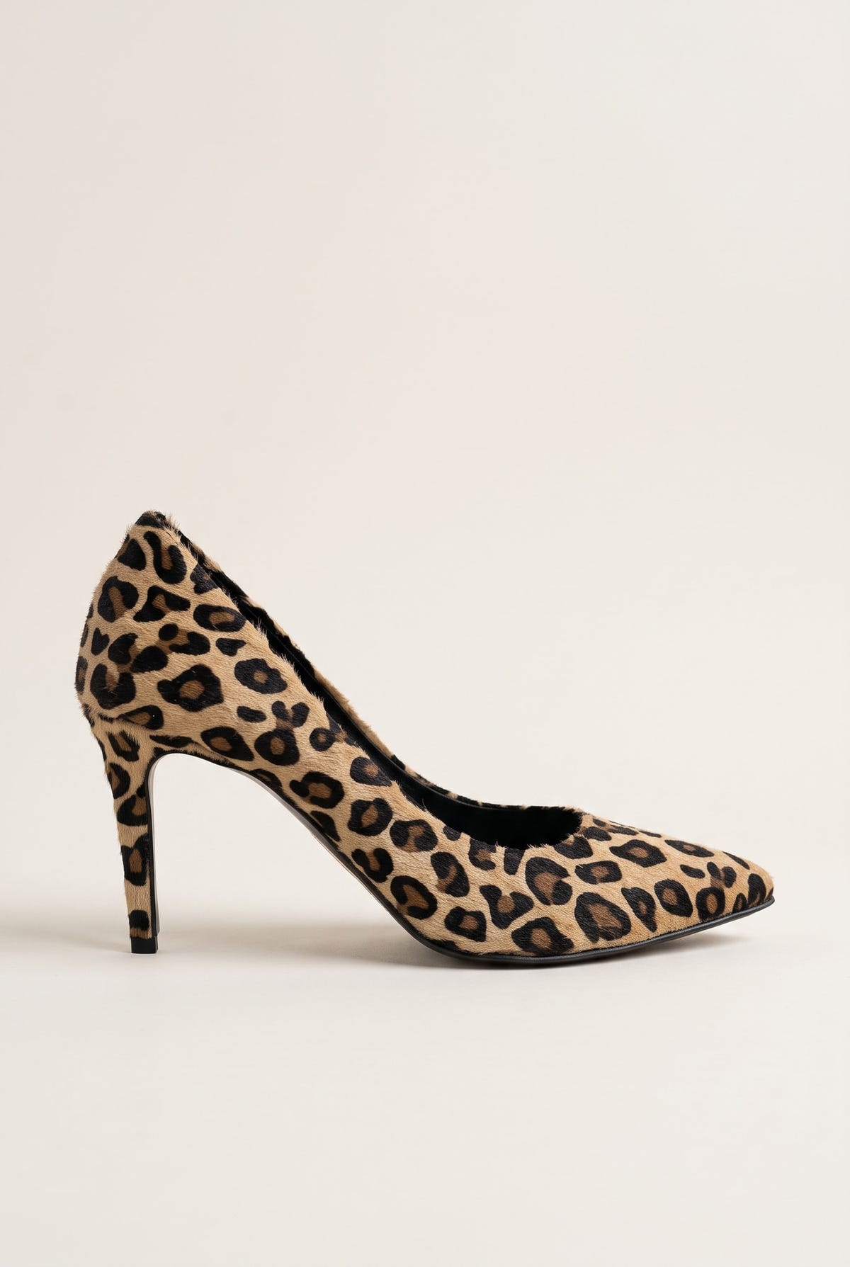 Stiletto Pumps Pointed Toe - Leopard Pony