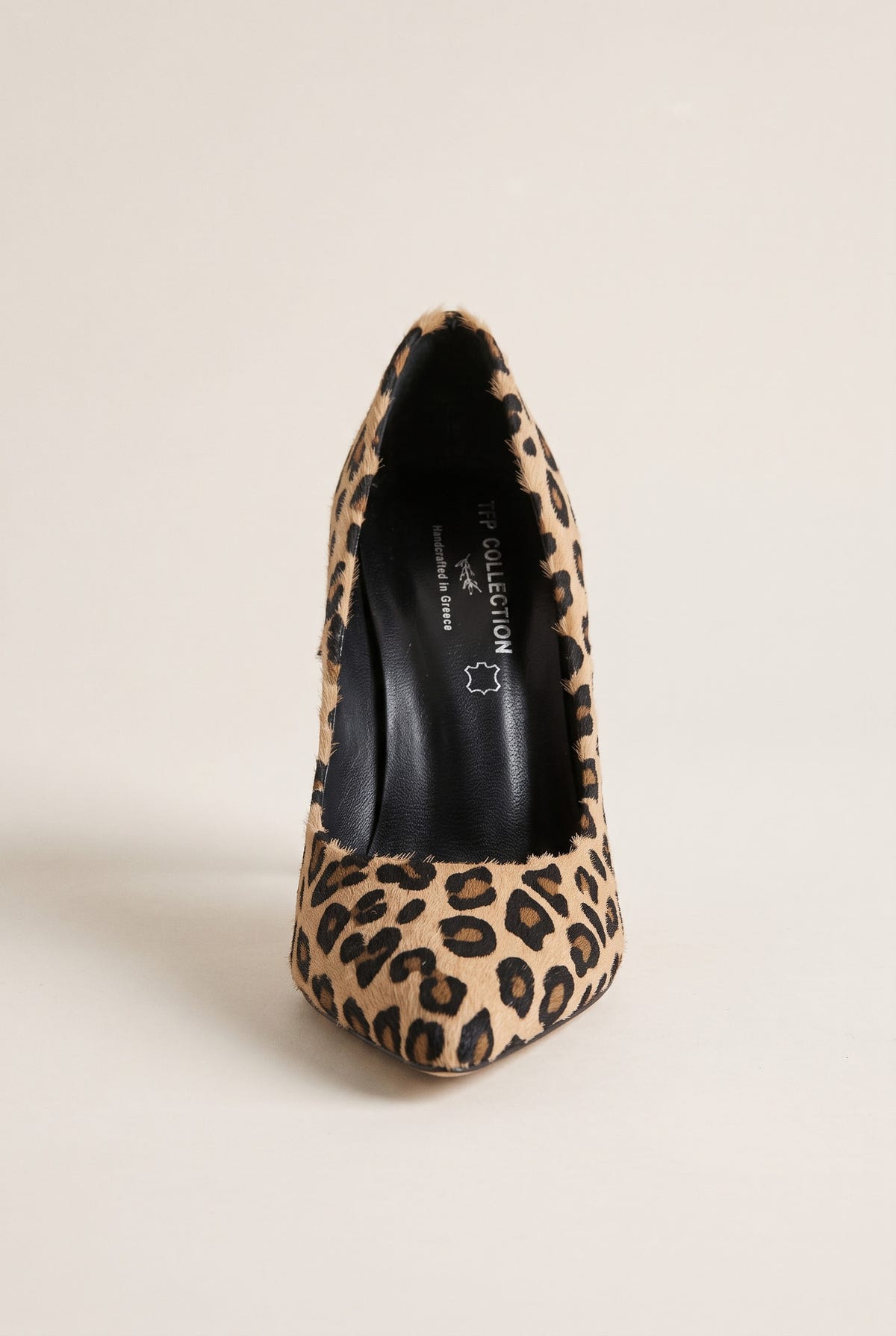 Stiletto Pumps Pointed Toe - Leopard Pony