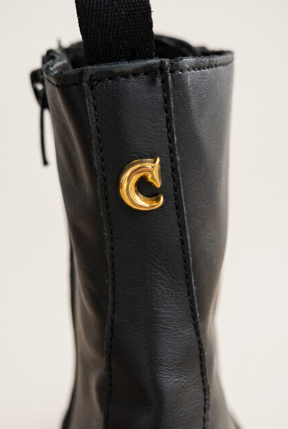 Lug Sole Combat Boots - Black Matte