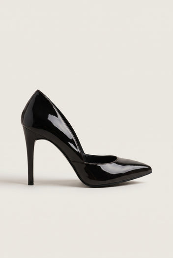 D'Orsay Pumps - Brown Patent