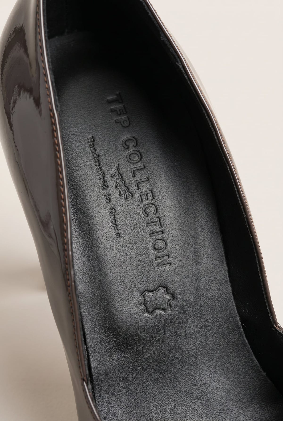 D'Orsay Pumps - Brown Patent