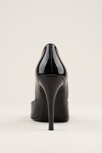 D'Orsay Pumps - Brown Patent