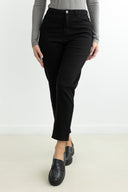 Jeans High-Waisted Mom Fit - Black-Pants, Clothing, Women’s Collection, Fall-Winter Outlet, Clothing Outlet, Outlet, All, Summer Clothing Sale, Under 30€, Sales, Clothing under 20€, Recommended products (Seguno), Pants Outlet, Gifts 20€ & Under, The Fashion Edit, Clothing Sales