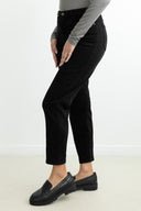 Παντελόνι τζιν ψηλόμεσο mom fit - Μαύρο