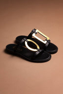 Σανδάλια δερμάτινα Iris Sandals - Μαύρο
