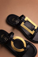 Σανδάλια δερμάτινα Iris Sandals - Μαύρο