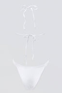 Bikini Set με διάτρητο τοπ - Λευκό