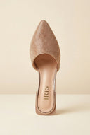 Rhinestone Open Mules - Copper-Mules, Flat Mules, Closed-Toe Mules, Shoes, TFP Collection, Women’s Collection, Bridal, All, Summer Shoes Sale, Sales, All but outlet, Mid Season/Fall Transitional Shoes, Editor’s Choice, Shoes Sales, Gifts 100€ & Under, The Fashion Edit, Leather Shoes, SS 2026 Collection, Spring Flat Shoes, TFP/Estil, Mules Sale