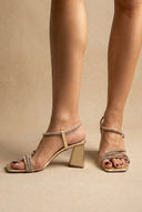 Block Heel Sandals - Light Gold-Heeled Sandals, Block Heel Sandals, Low Heel Sandals, Shoes, TFP Collection, Women’s Collection, All, Summer Shoes Sale, Sales, All but outlet, Last Pieces Shoes, Editor’s Choice, Shoes Sales, Recommended products (Seguno), Gifts 50€ & Under, The Fashion Edit, Last Pieces, SS 2026 Collection, TFP/Estil, Heeled Sandals SALE