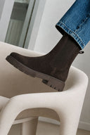 Chelsea Ankle Boots Dryflex - Brown Suede-Chelsea Ankle Boots Dryflex - Brown Suede