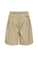 Bermuda Shorts High Waist - Camel-Bermuda Shorts High Waist - Camel
