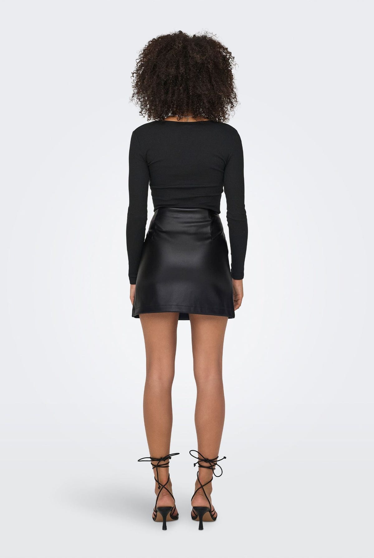Mini Skirt High Waist - Black-Mini Skirt High Waist - Black