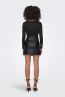 Mini Skirt High Waist - Black-Mini Skirt High Waist - Black
