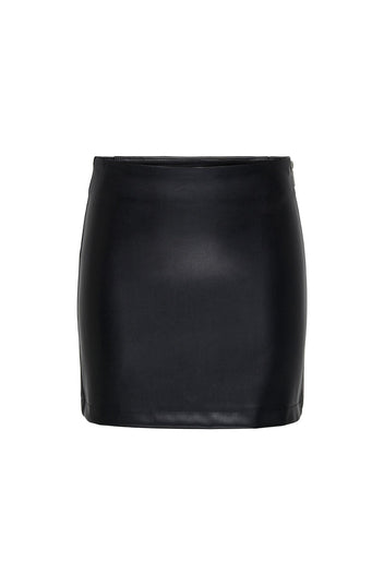 Mini Skirt High Waist - Black-Mini Skirt High Waist - Black