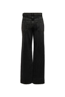 Wide Leg Jeans High Waist - Black