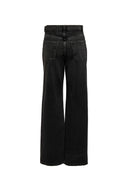 Wide Leg Jeans High Waist - Black-Wide Leg Jeans High Waist - Black