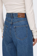 Wide Leg Jeans High Waist - Denim Blue