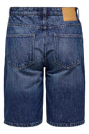 Βερμούδα τζιν ψηλόμεση ONLY 15256709 - Μπλε σκούρο